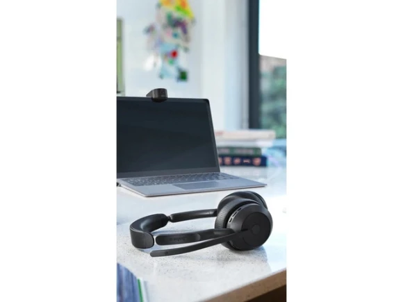 Evolve2 55 MS Teams Stereo Wireless Headset — Wireless Earbuds, Jabra