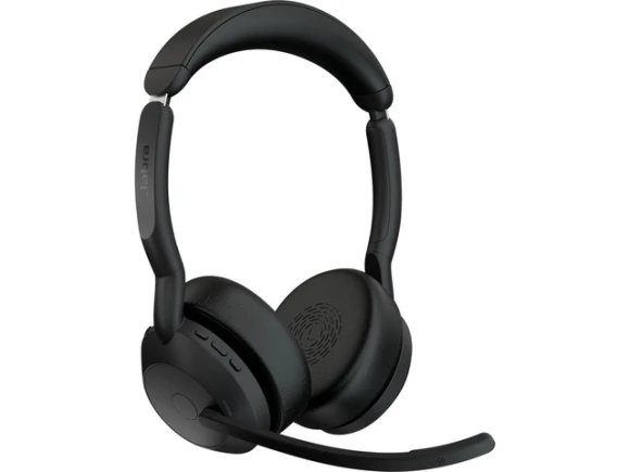 Evolve2 55 UC Wireless Headset, Black — Wireless Earbuds, Jabra