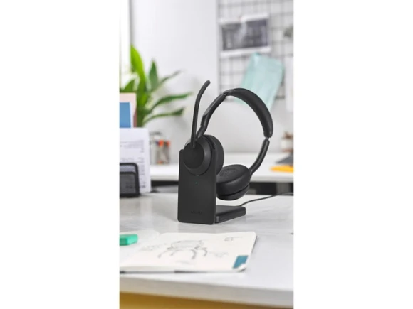 Evolve2 55 UC Wireless Headset, Black — Wireless Earbuds, Jabra
