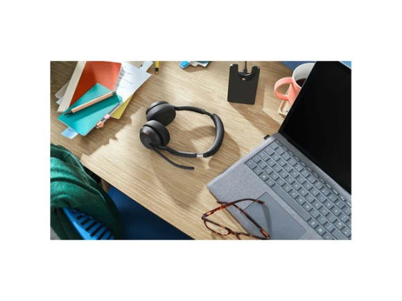 Evolve2 55 UC Wireless Headset, Black — Wireless Earbuds, Jabra