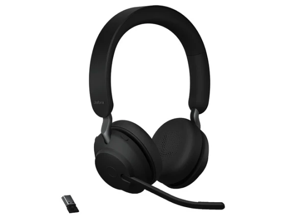 Stereo Over-the-Head Headset, Black — Wireless Earbuds, Jabra