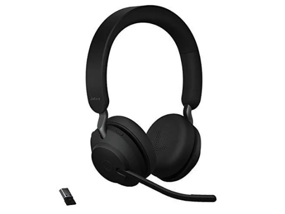 Stereo Over-the-Head Headset, Black — Wireless Earbuds, Jabra
