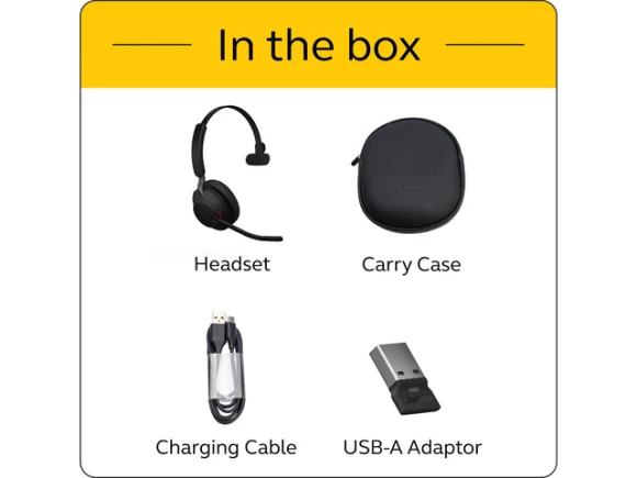 Wireless Bluetooth Headset, Black — Wireless Earbuds, Jabra