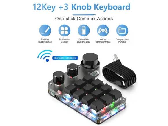 Programmable DIY Mechanical Keyboard — Bluetooth Keyboard, YINGHUA
