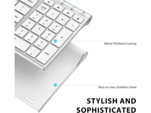 Bluetooth Wireless Keyboard — Bluetooth Keyboard, iClever