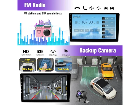Car radio with 9-inch screen for Toyota Corolla 2009–2013 — Car Infotainment System, Leadfan