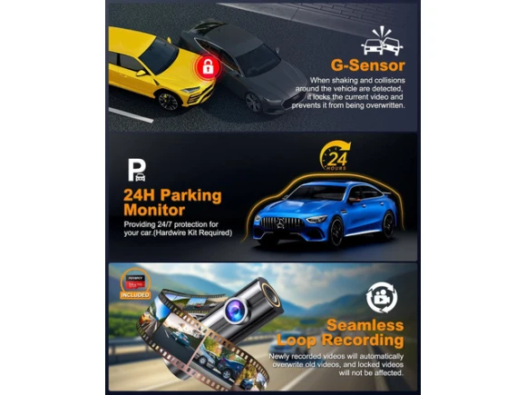 Front and Rear Dash Camera — Dash Cam, Computerzone