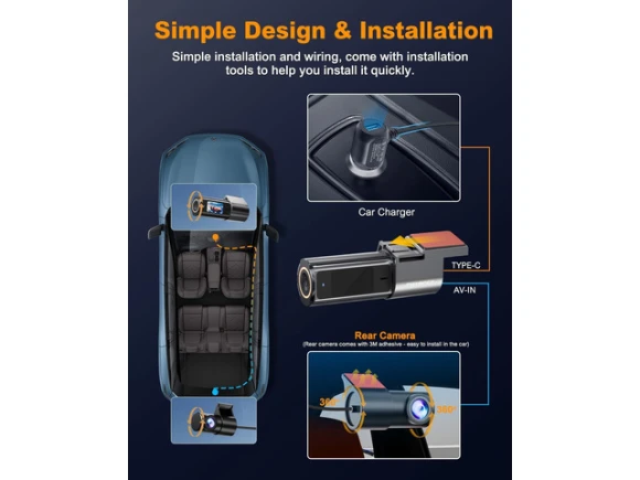 Front and Rear Dash Camera — Dash Cam, Computerzone