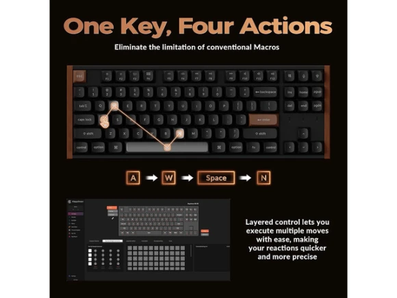 TKL Mechanical Keyboard — Bluetooth Keyboard, Keychron