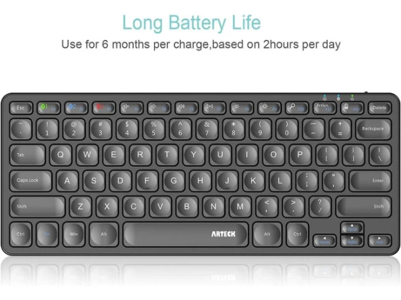 Ultra-Slim Compact Bluetooth Keyboard — Bluetooth Keyboard, Arteck