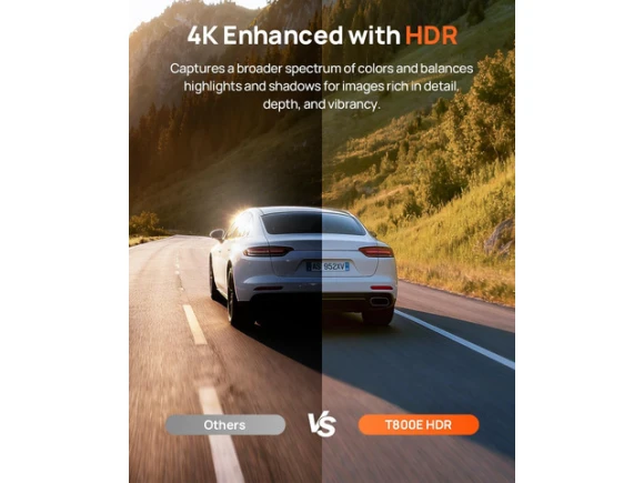 3-Channel Car Dash Camera with 64GB SD Card — Dash Cam, 70mai