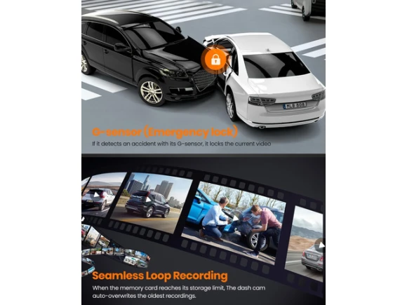 Front and Rear 4K Dash Cam — Dash Cam, YEECORE