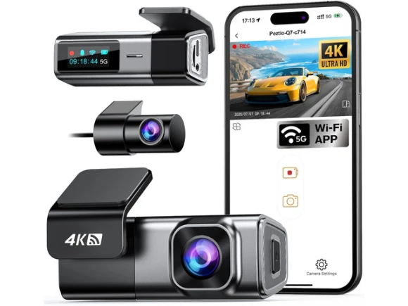 Front-and-rear dash camera — Dash Cam, Navycrest