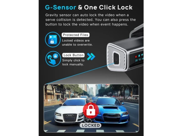 Front-and-rear dash camera — Dash Cam, Navycrest