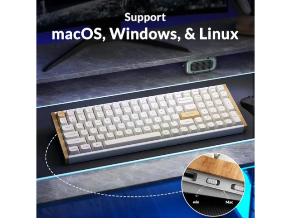 96% Hall Effect Mechanical Keyboard — Bluetooth Keyboard, Keychron