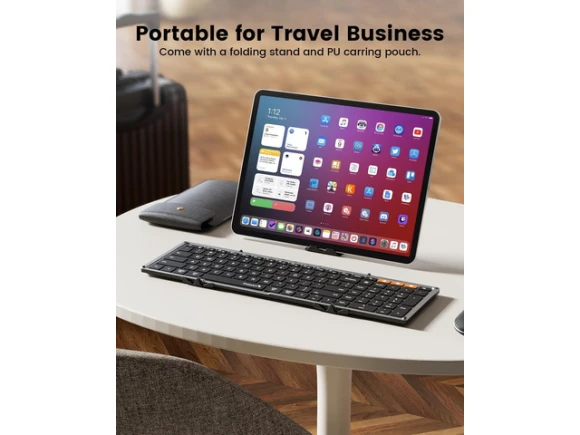 Foldable Backlit Full-Size Keyboard — Bluetooth Keyboard, ProtoArc