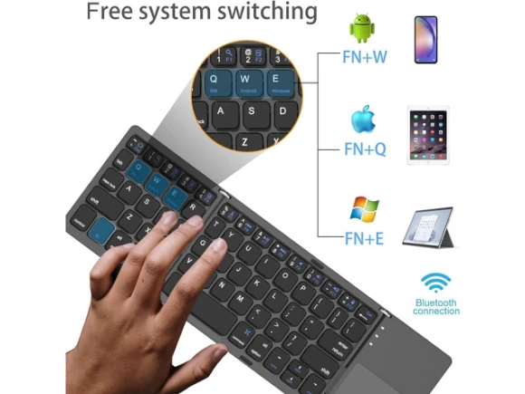 Foldable Bluetooth Keyboard — Bluetooth Keyboard, TUKO