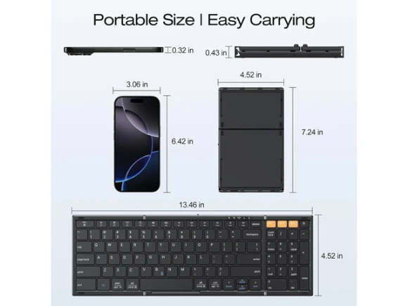 Foldable Bluetooth Keyboard — Bluetooth Keyboard, OMOTON