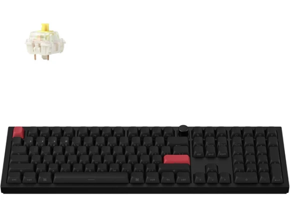 Full-size Black Mechanical Keyboard — Bluetooth Keyboard, Keychron