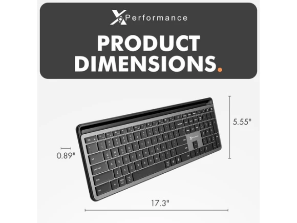 Full-Size Bluetooth Keyboard — Bluetooth Keyboard, TUKO