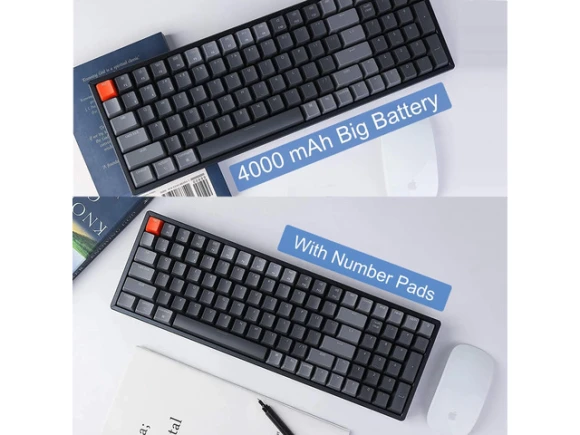 Mechanical Keyboard with RGB LED Backlighting — Bluetooth Keyboard, Keychron