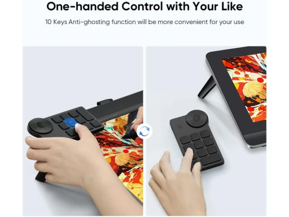 Wireless Programmable Shortcut Keyboard — Bluetooth Keyboard, XPPen