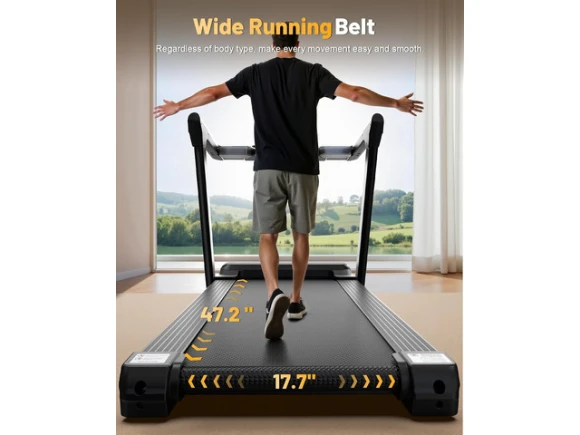 Folding Treadmill with Bluetooth Speaker — Connected Equipment, KUKA