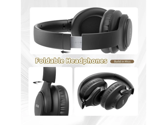 Over-Ear Wireless Headphones — Wireless Earbuds, KVIDIO