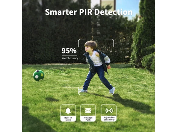 2K Solar Security Camera, 2 Pack — Security Camera, SEHMUA
