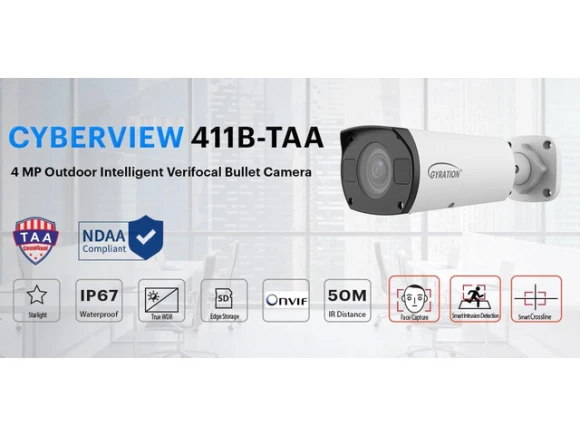 4MP Bullet IP Security Camera — Security Camera, Gyration