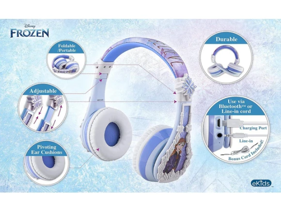 Bluetooth Headphones — Wireless Earbuds, eKids