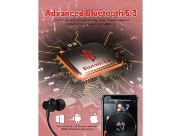 Neckband Bluetooth Headphones — Wireless Earbuds, KUKA