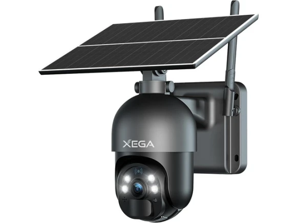 Outdoor 4G LTE Solar Security Camera — Security Camera, Xega