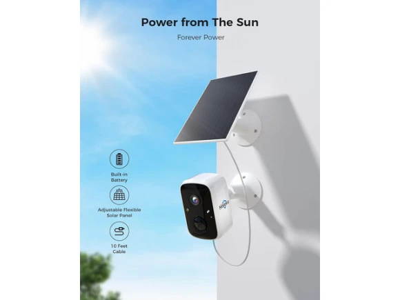 Wireless Outdoor Security Camera — Security Camera, Hiseeu