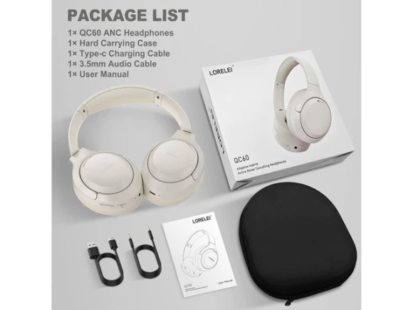 Wireless over-ear Bluetooth headphones — Wireless Earbuds, LORELEI