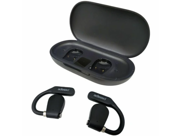 Open-ear Bluetooth earbuds with charging case — Wireless Earbuds, ADESSO