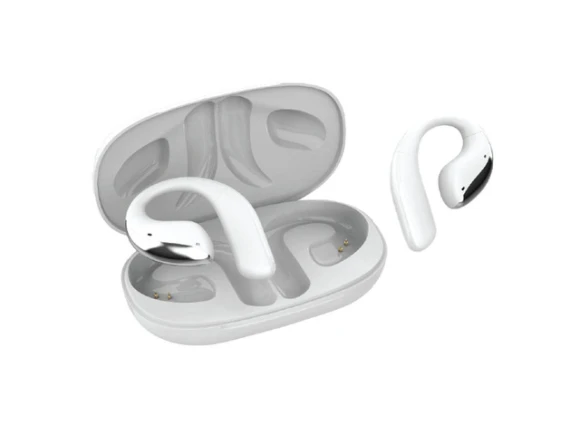 Open-Ear Earbuds with Touch-Screen Charging Case — Wireless Earbuds, ADESSO