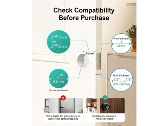 Fingerprint Door Knob Lock — Smart Lock, STARWELL