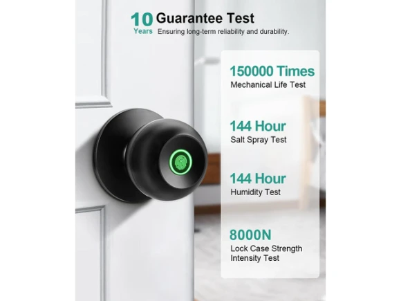 Fingerprint Door Knob Lock — Smart Lock, STARWELL