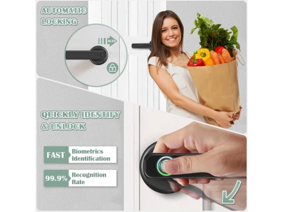 Fingerprint Door Lock — Smart Lock, STARWELL