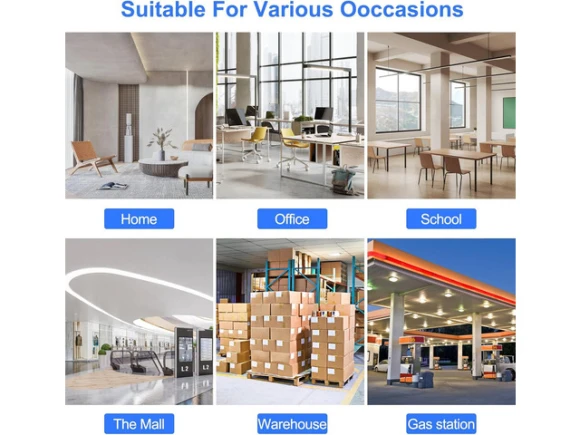 Light Bulb Camera, 2-Pack — Security Camera, WOOJONG