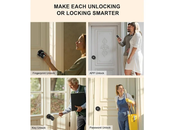 Smart Keypad Door Lock with Handle — Smart Lock, STARWELL