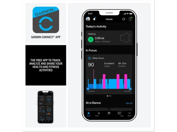 Smartwatch with Built-in GPS and Hidden Display — Smart Watch, Garmin