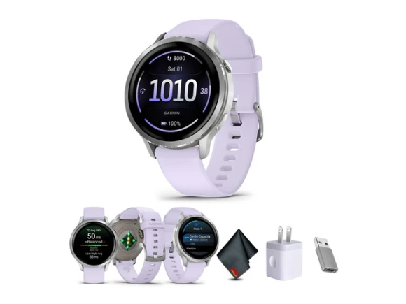GPS Smartwatch, 41 mm, Silver — Smart Watch, Garmin