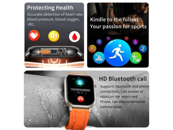 Medium Smartwatch with Link Bracelet — Smart Watch, allentian