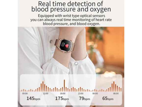 Medium Smartwatch with Link Bracelet — Smart Watch, allentian