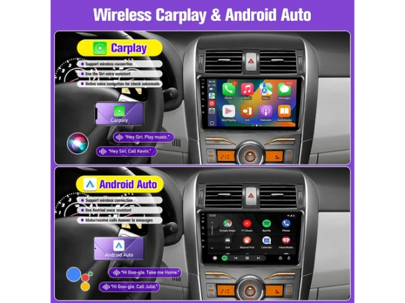 9-Inch Car Radio for Toyota Corolla, 2009–2013, 64G — Car Infotainment System, Leadfan