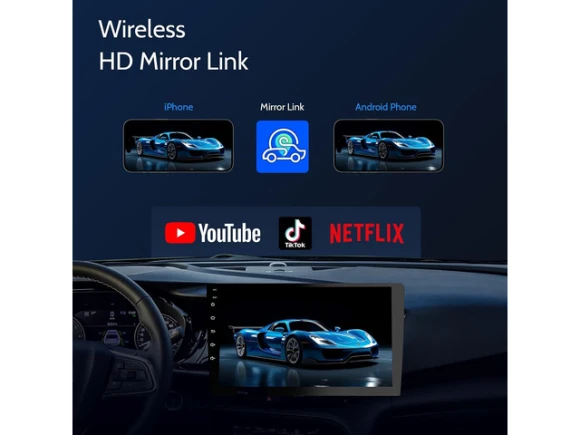 9-Inch Double-DIN Car Stereo — Car Infotainment System, Haudio
