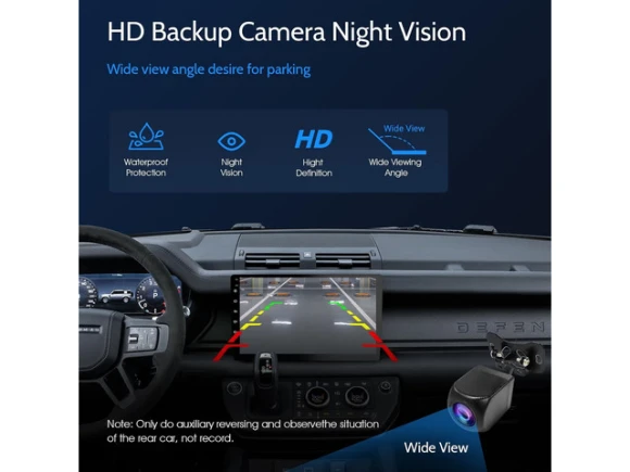 9-Inch Double-DIN Car Stereo — Car Infotainment System, Haudio