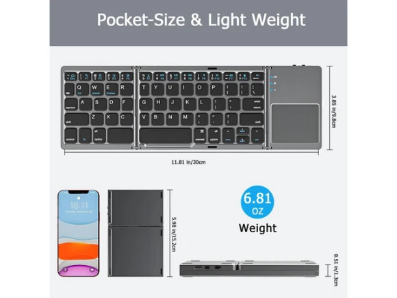 Foldable Bluetooth Keyboard — Bluetooth Keyboard, TUKO